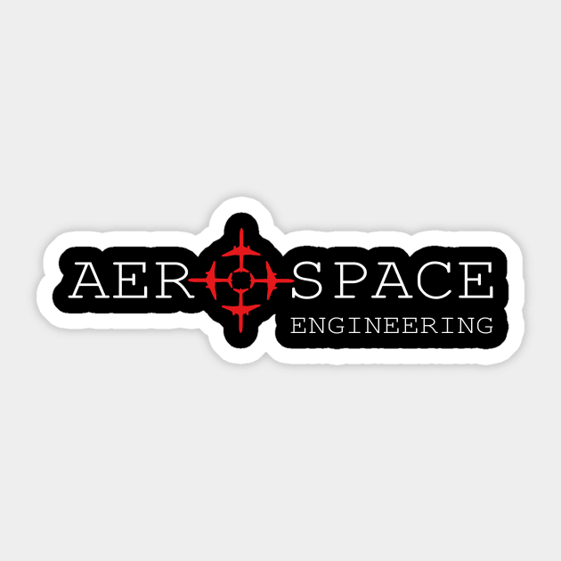 Aerospace engineering aircraft engineer Sticker by PrisDesign99